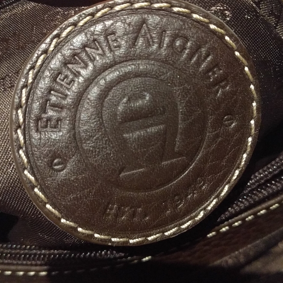 Brown Genuine leather bag by Ettenne Aigner🍀🌸🌺 - Picture 9 of 9